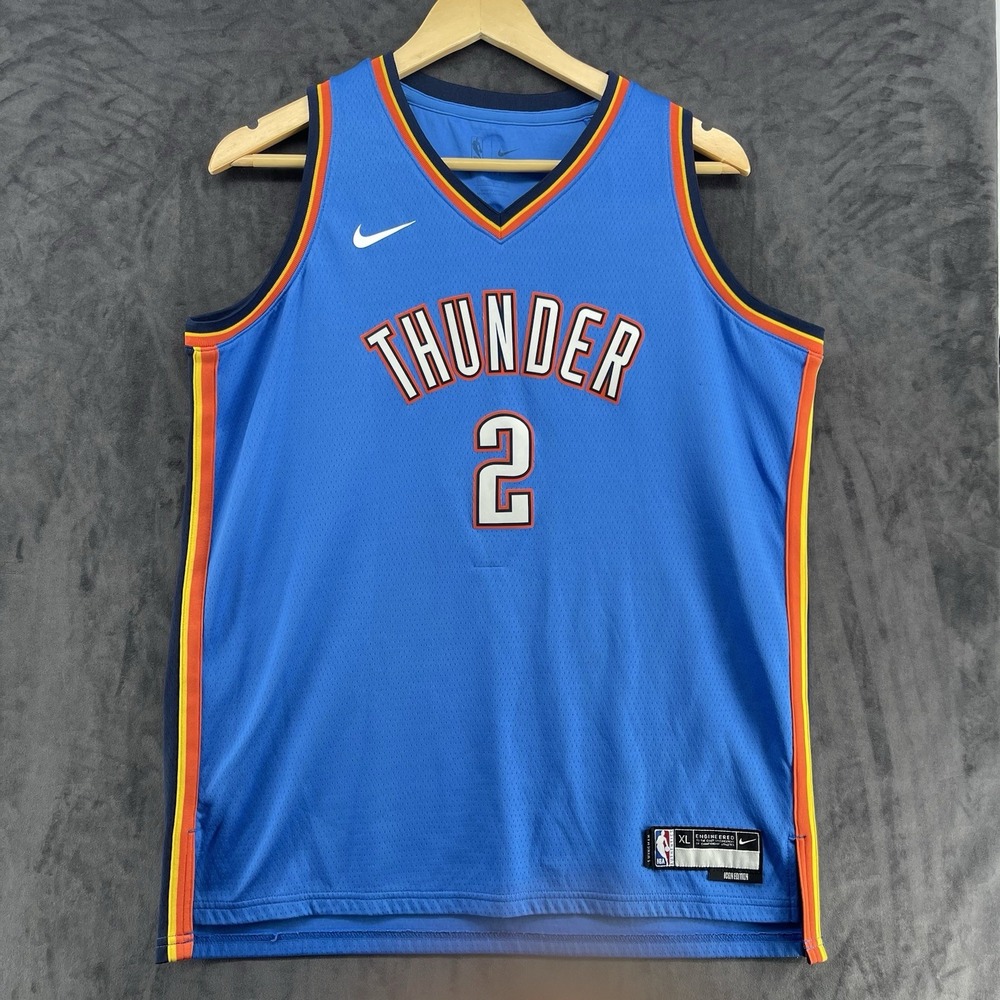 Nike NBA Thunder Shai Gilgeous-Alexander #2 Jersey Men's XL Icon Edition